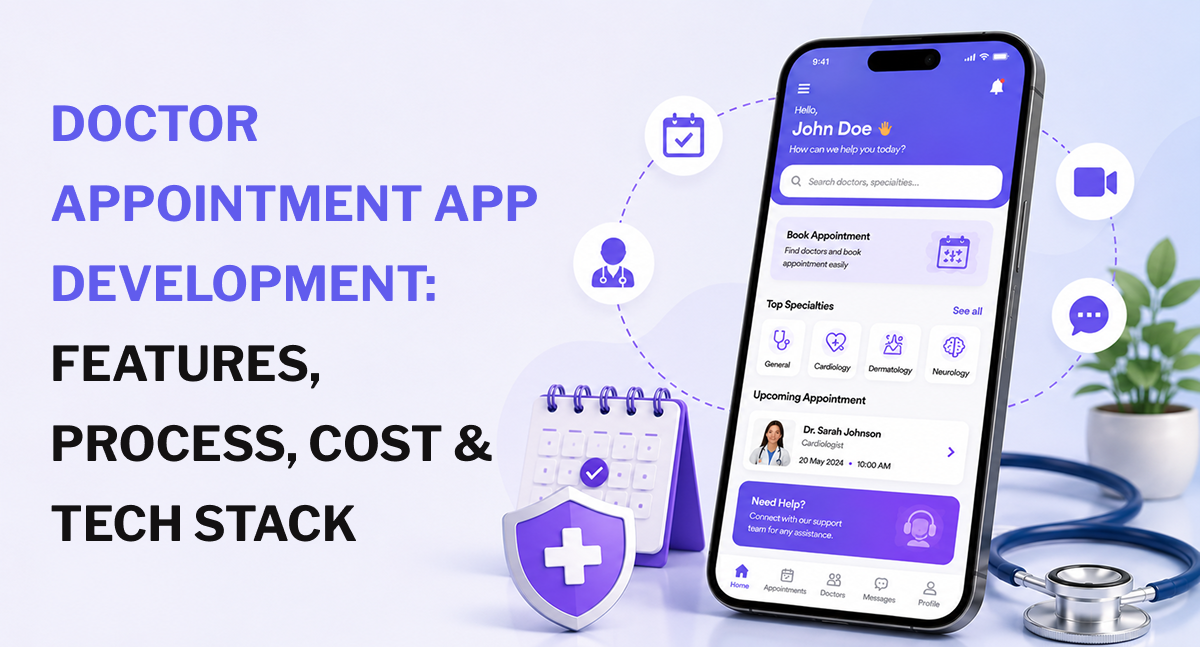 Doctor Appointment App Development_ Features, Process, Cost & Tech Stack