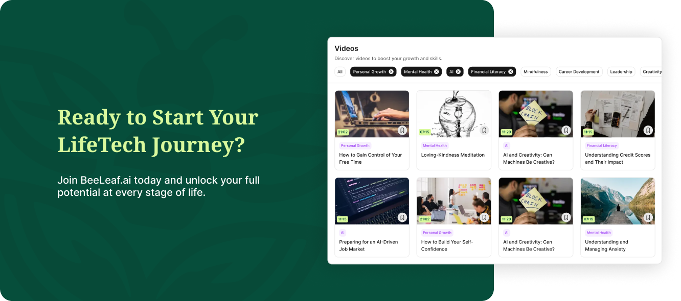 beeleaf.ai - Ready to Start Your LifeTech Journey?