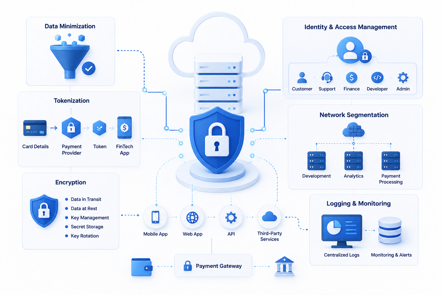 PCI DSS Compliance Architecture for a FinTech App