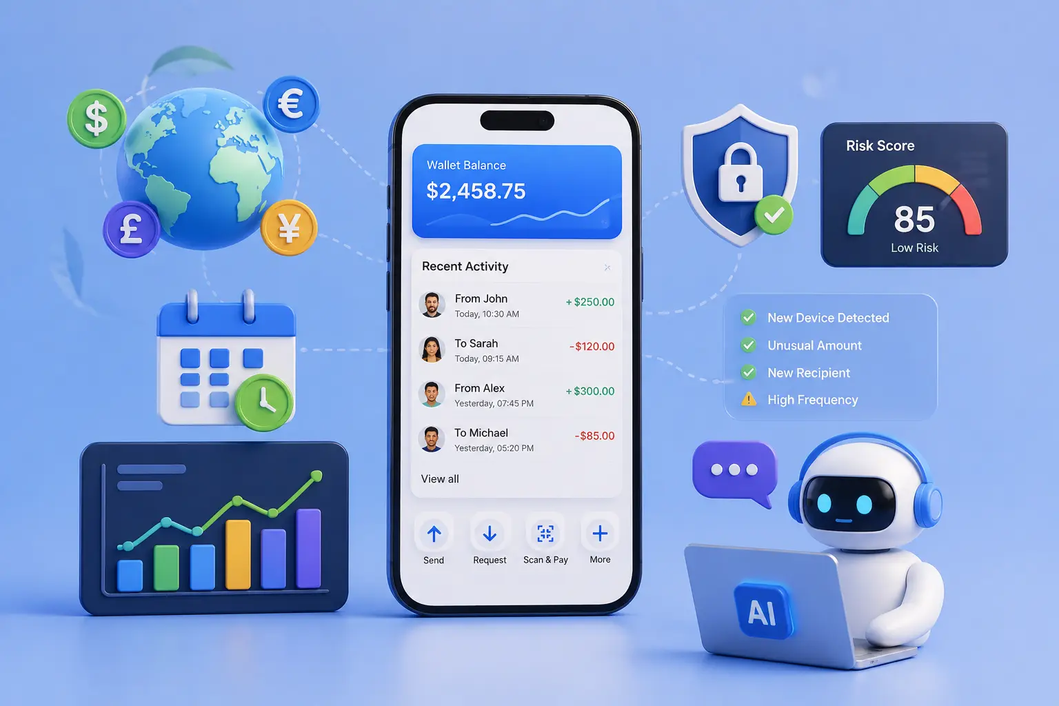 Advanced Features for a P2P Payment App