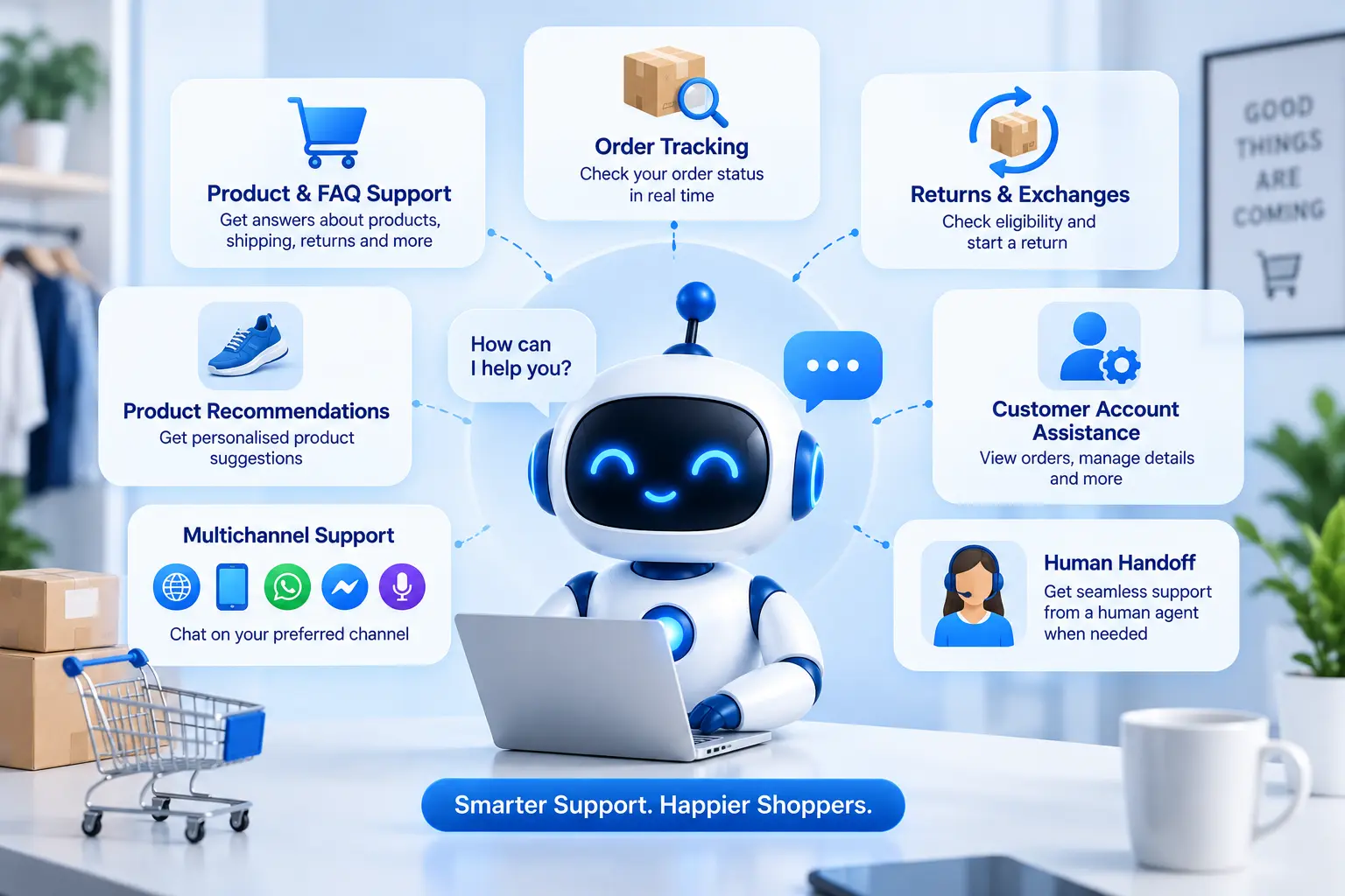 Features to Include in an eCommerce Customer Support AI Chatbot