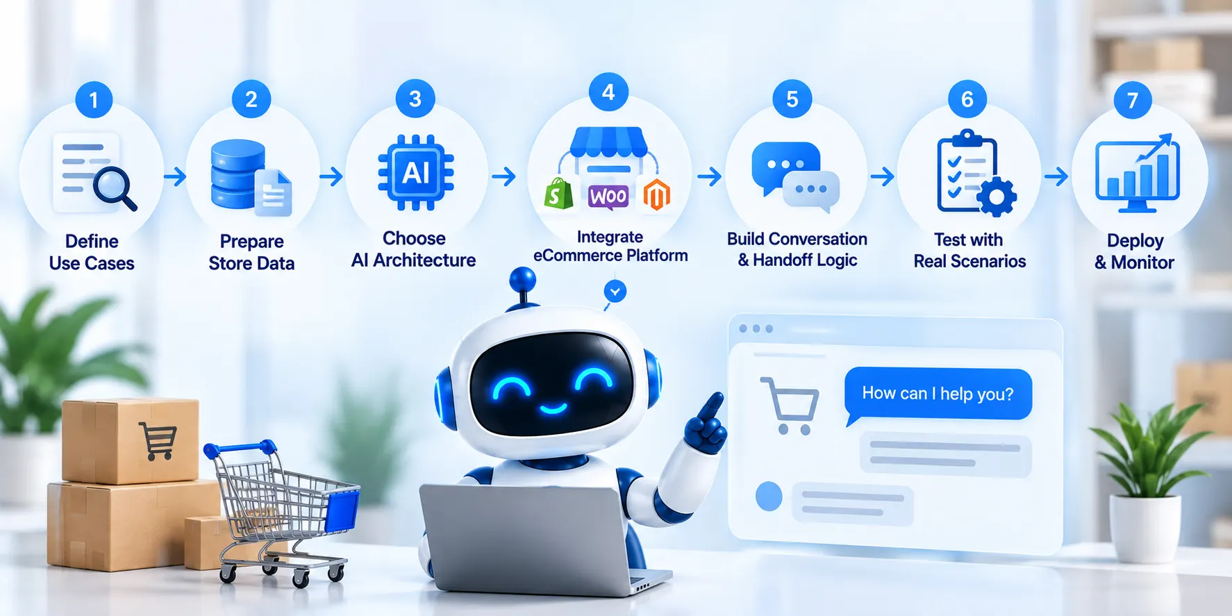 How to Build an AI Chatbot for eCommerce Customer Support