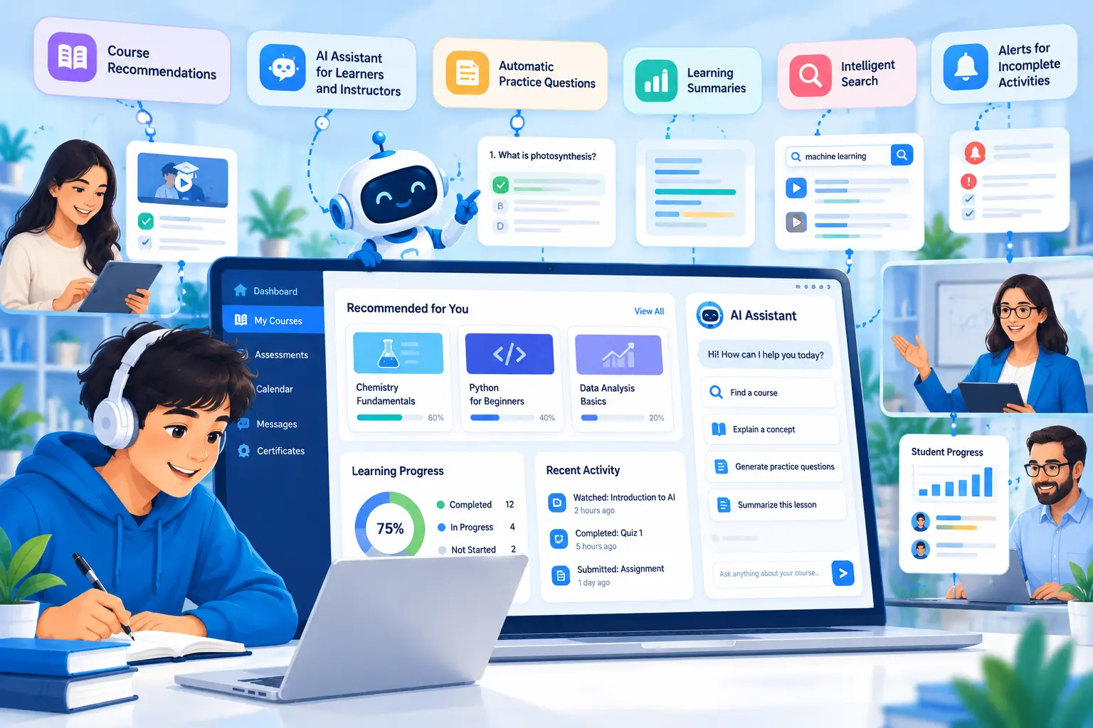 AI-Powered Learning Management Systems